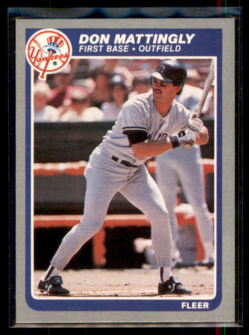 1985 Fleer Don Mattingly #133 New York Yankees