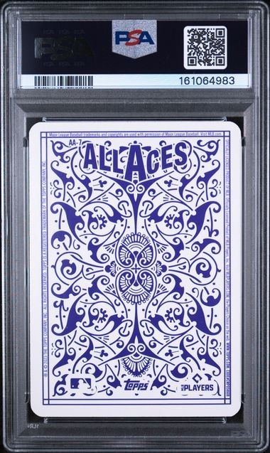 Topps 2023 Series 1 All Aces Clayton Kershaw Dodgers PSA 9 Card #AA-7 view 2