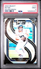 2024 PANINI SELECT SILVER PRIZM #117 BO NIX ROOKIE RC PSA 9