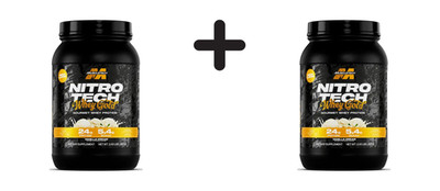 2 x Muscletech Nitro Tech 100% Whey Gold (2lbs) Vanilla Cream (60,63 EUR/kg)