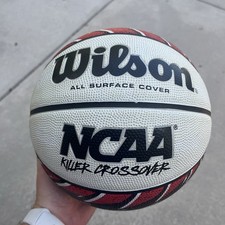 Wilson NCAA Basketball Ball Killer Crossover Rubber Street Red White 29.5” 7