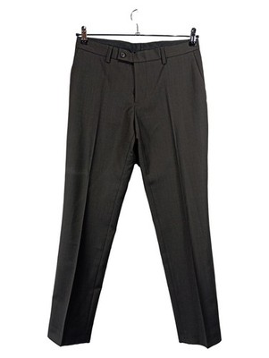 ANSON'S Anzughose Herren Gr. 46 Grau Business Klassisch Wolle