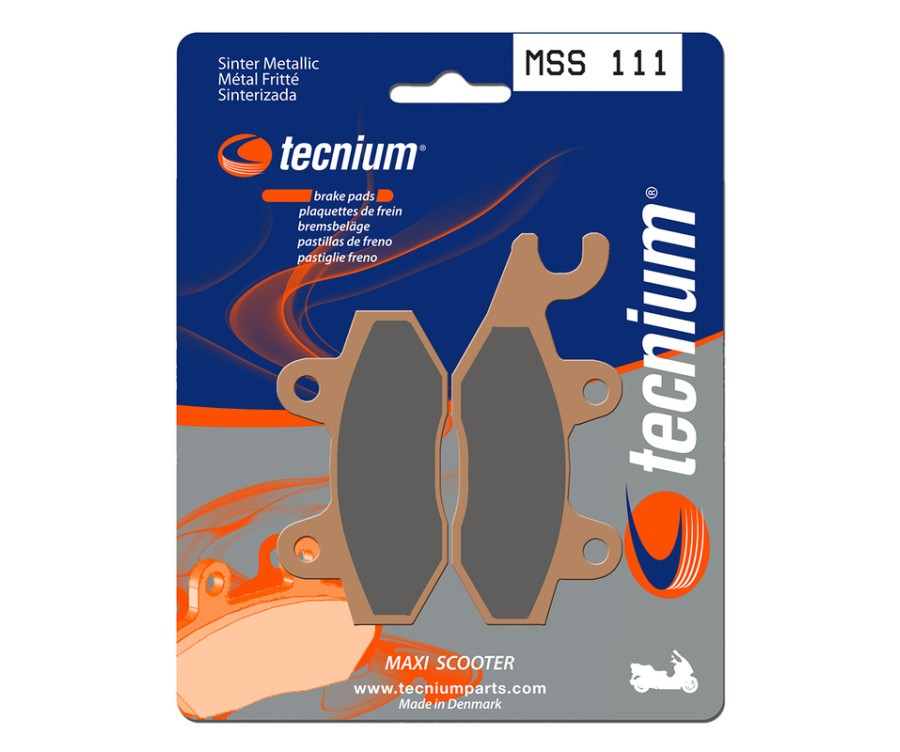 Plaquettes de frein TECNIUM métal fritté MSS111 pour un freinage puissant