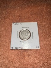 1915 Portugal 10 Centavos Higher Grade