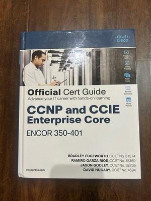 Cisco Press CCNP/CCIE ENCOR 350-401 Official Cert Guide w/ Practice Tests