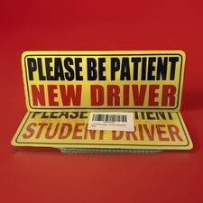 20 Please Be Patient New Driver Magnets 10pk Of 2 9 X 3.5