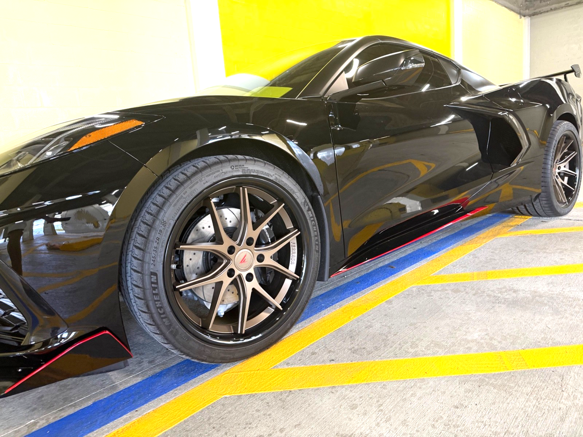 FERRADA FR2 BRONZE CONCAVE WHEELS FOR CORVETTE C8 Z51 STINGRAY