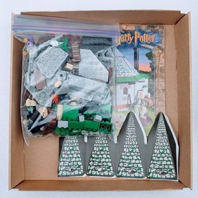 Lego 4707, Hagrid&rsquo;s Hut, Harry Potter, 100% Complete w/Minifigs, Box & Manual