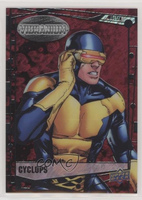2015 Upper Deck Marvel Vibranium Molten Vibranium 198/299 Cyclops #4 2k3