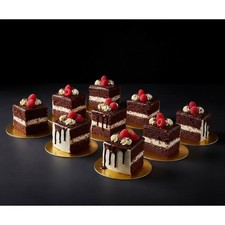 Gold Round Cardboard Cake Boards Individual Pastry Bases 5.75 Inch 10 Pack