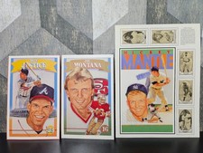 Vintage Sports Card Insert Lot Mike Schmidt 3D Joe Montana Emmitt Smith Pinnacle