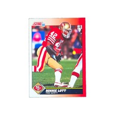 Score 1991 Score Base Set Ronnie Lott San Francisco 49ers #200 NFL Card