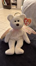 Ty Beanie Babies Halo the Angel Bear Toy