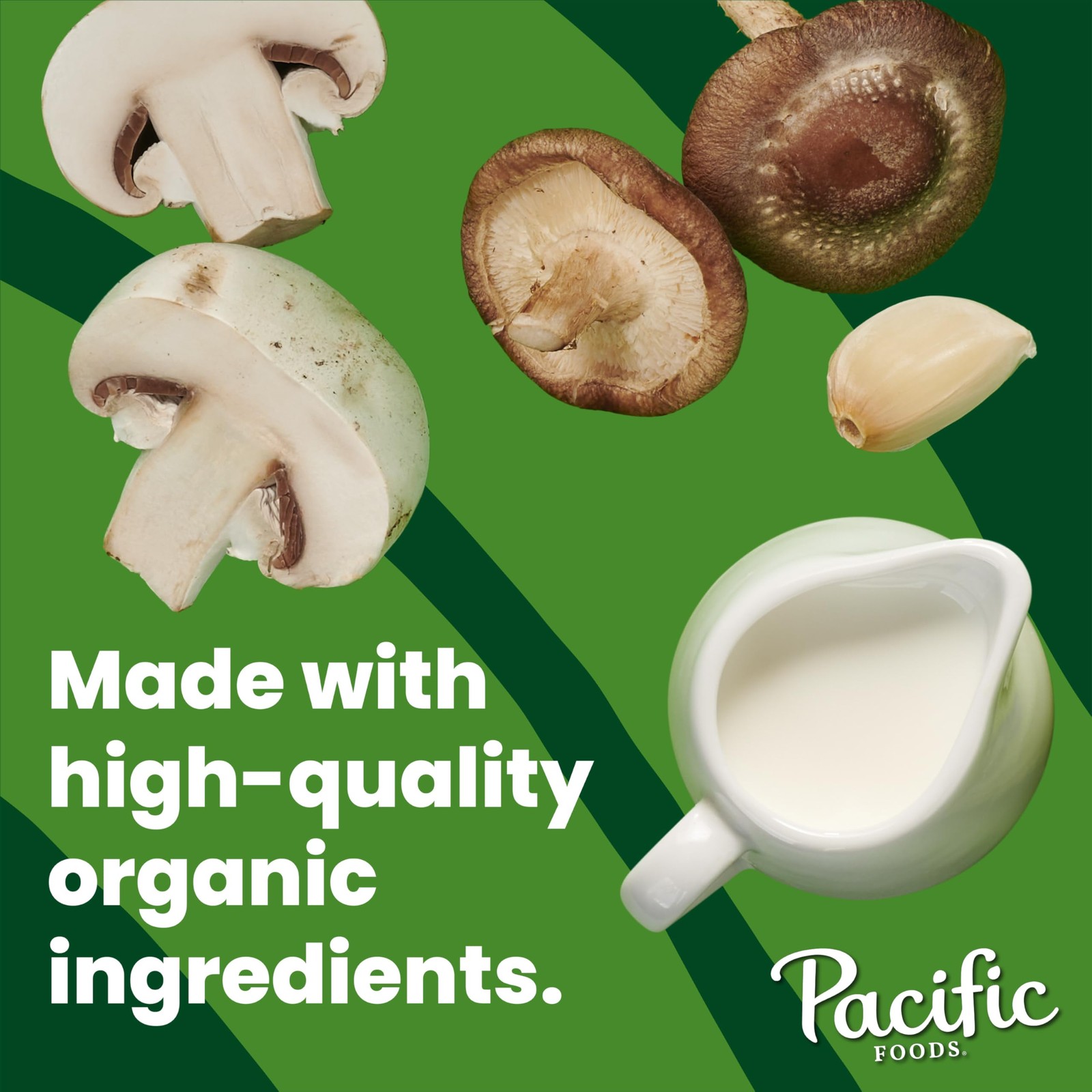 Pacific Foods Organic Cream of Mushroom Soup 10.5 Ounce Vegetarian Gluten Free