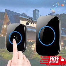 Waterproof Wireless Door Bells 1000ft Long Range Battery Home Cordless USB Plug