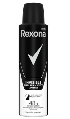 35,50 /L- 6er Pack Rexona Deospray Men- Invisible on Black+White Clothes - 150ml