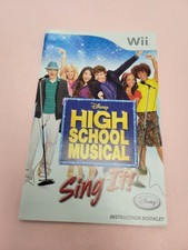 Manual Only High School Musical Sing It Bundle Nintendo Wii