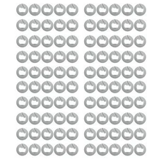 100Pcs NFC Ntag213 Nfc Label Sticker 13.56MHz ISO14443A  213 Sticker2225