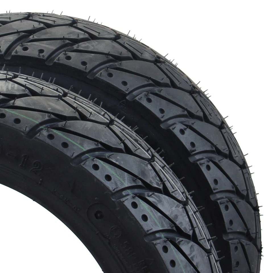 Allwetter Reifen Set Kenda K415 M+S 120/70-12 58P vorn + 130/70-12 62P hinten - Bild 3 von 4