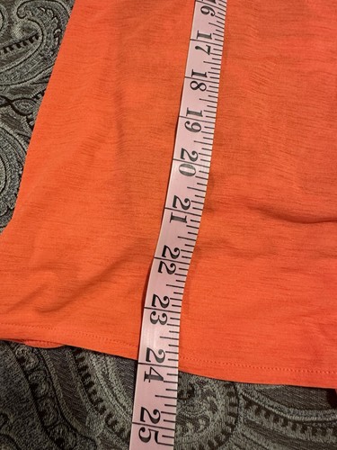 Athleta Girl Tank Top XL/14 Neon Orange Green Pink Navy Floral Double Layer NWT - Picture 3 of 5