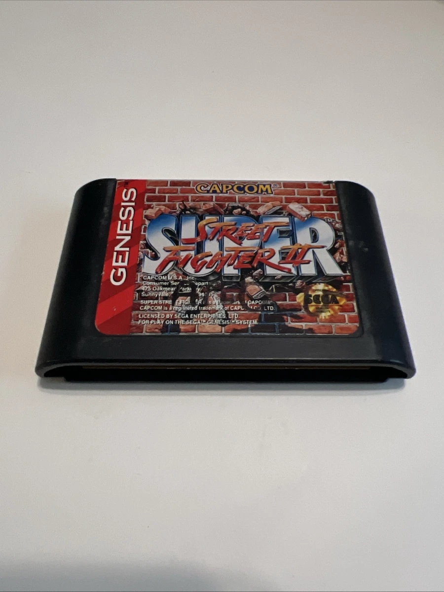 Cartouche Street Fighter II Pour Sega Mega Drive - Jeu Rétro Capcom