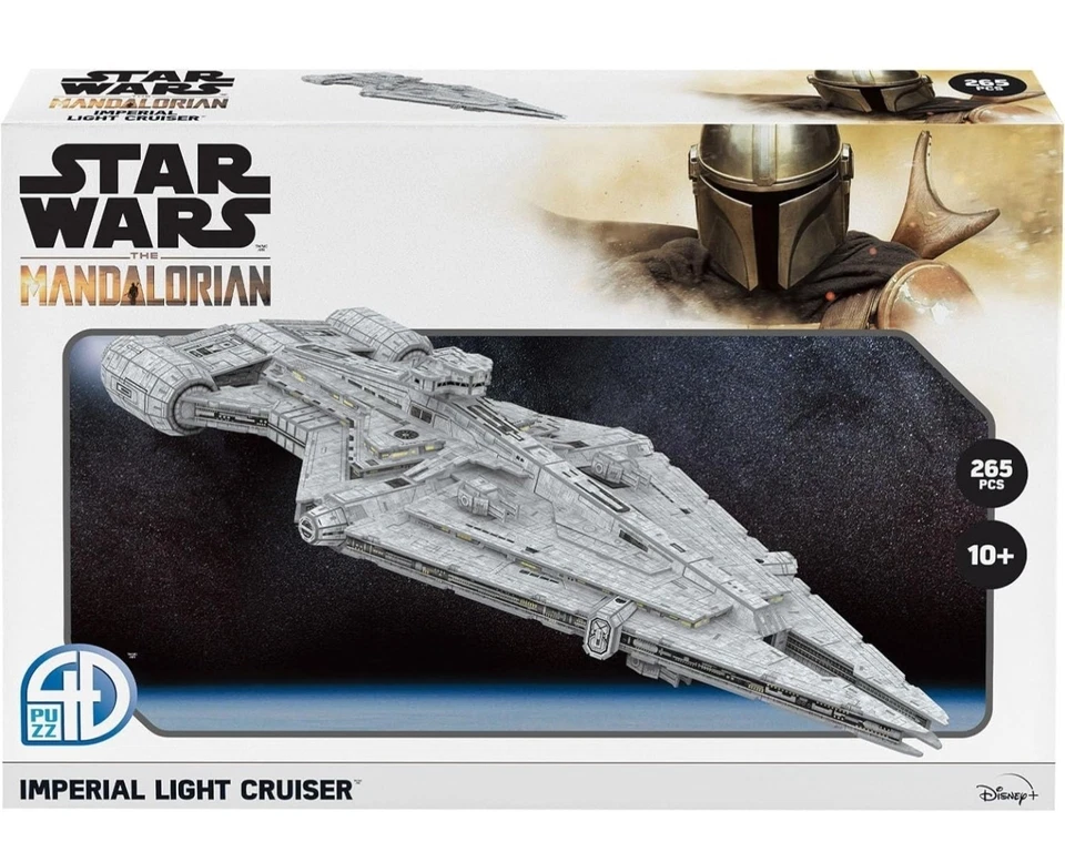 Star Wars Mandalorian Imperial Light Cruiser Revell 3D Puzzle With Stand New  - Image 2 of 4