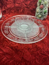 Princess House "Fantasia" 13 Inch Chip and Dip Set