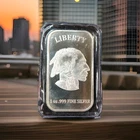 1oz 0.999 Silver Bullion Bar Liberty w/Indian Head & Bison  Get One Today!
