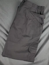 5.11 511 Tactical Series Men’s 40(39)x32(30) Black Gray Cargo Ripstop   Pants