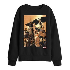 Image of Marvel Xmen Team Cover Kids Sweatshirt 5-13 Years, Black