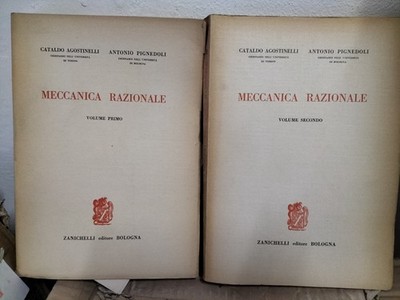 RATIONALE MECHANISCH C. Agostinelli, A. Pignedoli Zanichelli 2 Bände