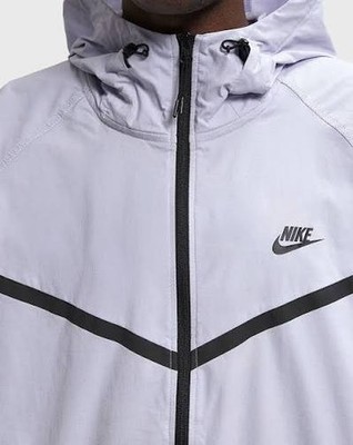 Men's Size L Nike Tech Woven Windrunner Nylon Jacket Ghost Blue