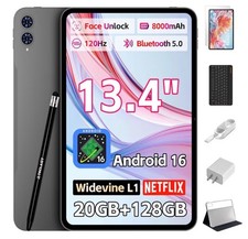 Android 16 Tablet,11 Inch Tablet with 24GB RAM 128GB ROM,Octa-Core T7250 Process
