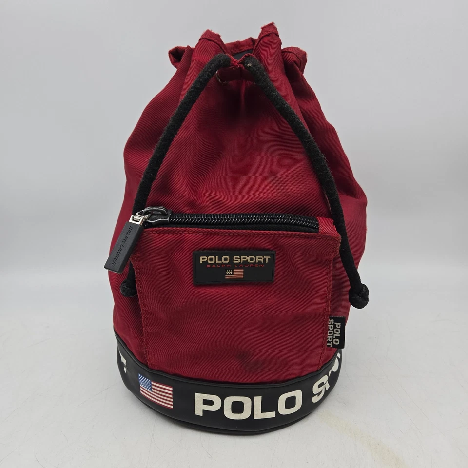 Vintage Polo Sport Ralph Lauren Red Blue Sling Bag Y2K - Image 2 of 4