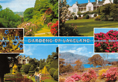 D015143 Gärten der Seenplatte. Wordsworths Garden. Rydal Mount. Brockhole. Winderm