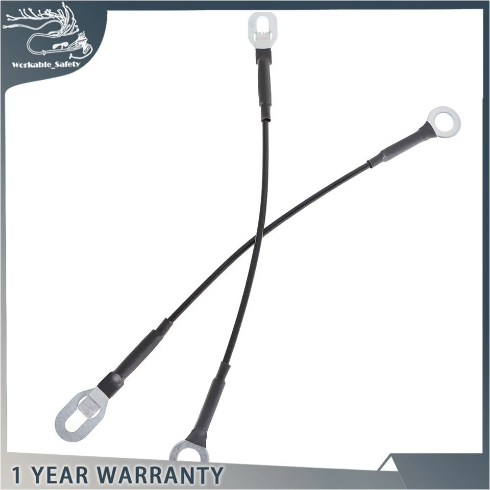 Pair Of Tailgate Cables 19244993 For Chevy GMC C/K 1500 2500 3500 Pickup Truck - Image 3 of 4