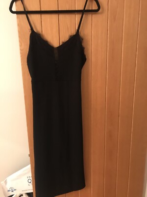 long black camisole dress