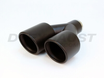 Different Trend Black Powder Coated Dual Double Wall Staggered Rolled Slant