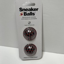2 Sneaker Balls Fresh Clean Scent Deodorize Shoes, Gym Bags & Lockers