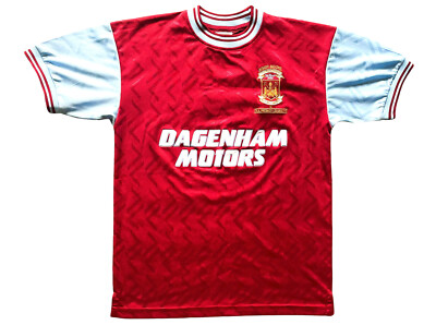 West Ham Bobby Moore Testimoninal Shirt (sehr gut) Erwachsene Medium, Score Draw o