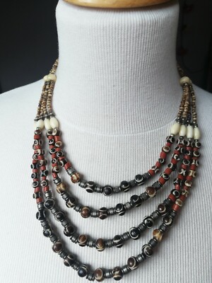 Accessorize - Z - Collier multi-rangs avec chaîne perlée en plaqué or 14 carats