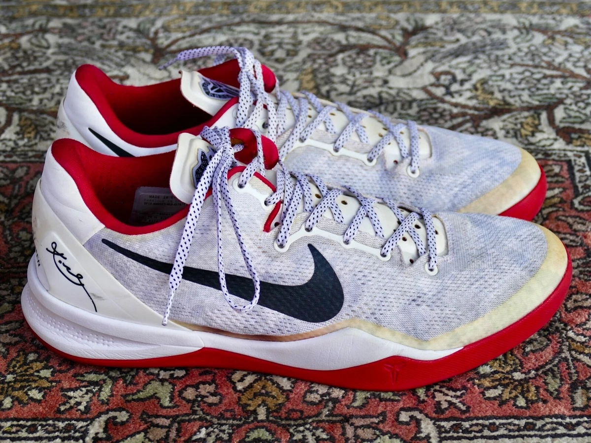 Red and white 2025 kobe 8