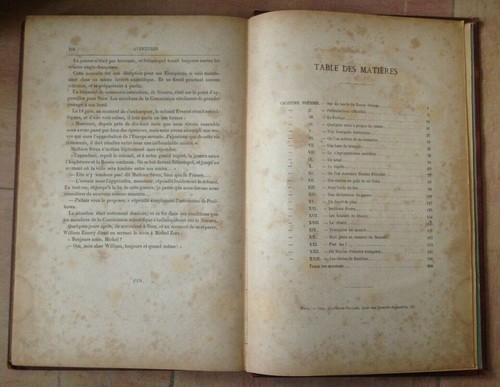 JULES VERNE ADVENTURES OF 3 RUSSIANS AND 3 ENGLISH INITIALS HETZEL - Picture 9 of 10