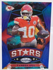 2021 Certified Tyreek Hill Certified Stars #CS-6 Mirror Blue 14/75 KC Chiefs