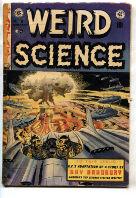 Weird Science #18 1953- Bradbury- EC COMICS- Wood Cover G