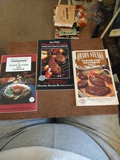 Lot Of 3 Omaha Steaks Cook Books 1989, 1990, 1992