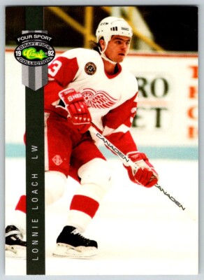 1992-93 CLASSIC FOUR SPORT COLLECTION LONNIE LOACH ADIRONDACK RED