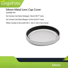 54mm Metal Lens Cap Front Lens Cap Cover for Contax G Lens with GG1 GG2 GG3 GG-3