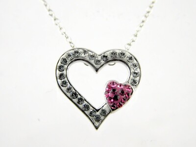 【STONEHENgE】Silver Pink Heart Necklace SC1682〜ネックレス STONEHENgE】Silver Pink Heart Necklace SC1682〜ネックレス