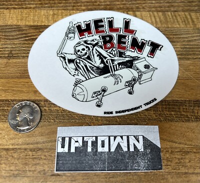 Independent Trucks Hell Bent sticker Indy NOS Authentic!